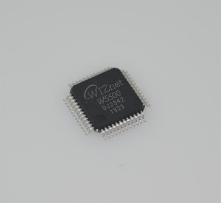 W5500 Hardwired TCP/IP Chip SPI Interface 10/100Mbps Ethernet 32KB Buffer 3.3V -40°C a +85°C