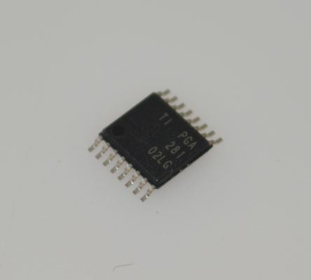 PGA281AIPWR Amplificador de ganho de precisão programável 0,1-1000x ganho 10MHz BW ± 18V Fornecimento 0,025% Erro de ganho TSSOP-16 -40 °C a +125 °C