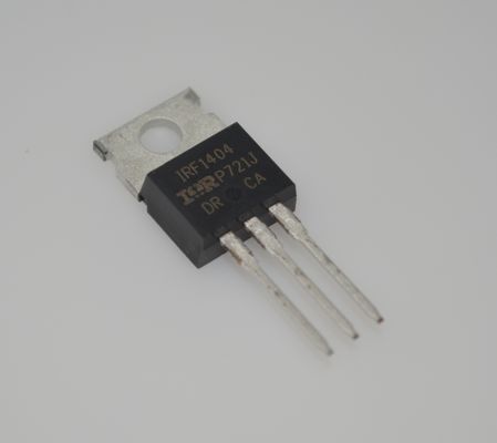 IRF1404PBF MOSFET de canal N de 40V 162A com RDS(on) ultra-baixo de 1,7mΩ Pacote TO-220 100% Testado para Avalanche Comutação Rápida Alta Densidade de Potência e Confiabilidade de Grau Industrial