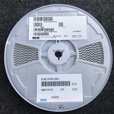 BLM31PG601SN1L Indutor de potência 600V/3A com baixa 16mΩ DCR Alta corrente Supressão de ruído superior Ampla faixa de -55°C a +150°C AEC-Q200 Grau 1 Material avançado estável para uso automóvel e industrial