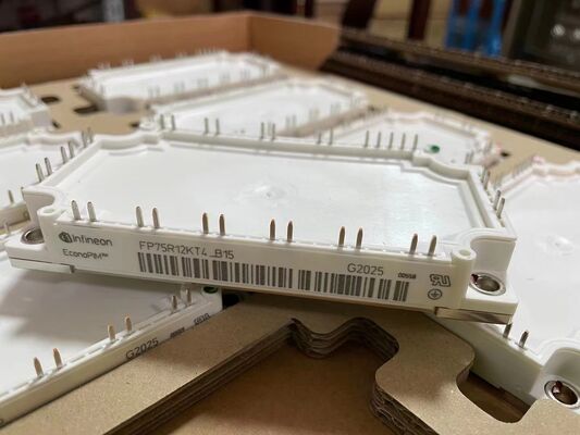 FP75R12KT4 B15 1200V 75A PIM Modulo IGBT TRENCHSTOPTM IGBT4 Baixa Perda de Conmutação Rectificador Integrado e Base de Brake de cobre NTC Alta Frequência de Conmutação para Motorização