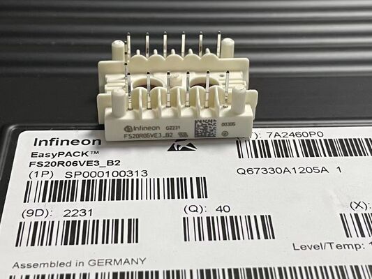 FS20R06VE3_B2 600V 20A módulo IGBT Tecnologia Trenchstop baixo VCEsat comutação rápida integrada NTC PressFIT contato alta densidade de potência ECONOIM-3 para drives