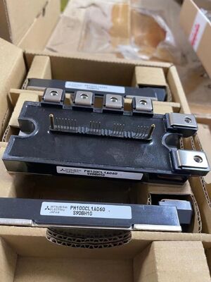 PM100CL1A060 600V 100A IPM 5th-Gen CSTBTTM Low VCE ((sat) 1.75V Integrated Drive and Protection Chip Temp Sensor Error Output UL Reconhecido para drives e servo