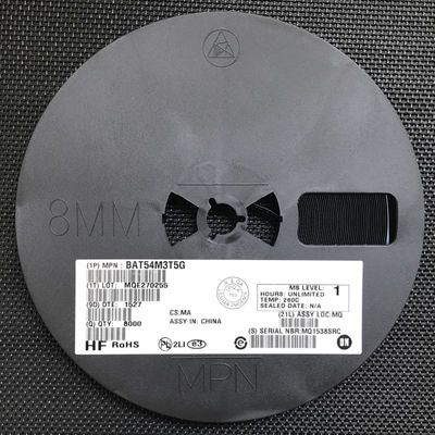 BAT54M3T5G Diodo Schottky de dupla série 30V Voltagem inversa 200mA Corrente para a frente baixa 0,32V VF SOT-723 Pacote ultra-miniatura Comutação de alta velocidade Ideal para eletrônicos portáteis e automotivos