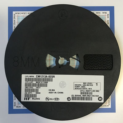 CM1213A-02SR 2A Filtro EMI de canal duplo 50V Rating Wide 100MHz-3GHz Attenuation Low Insertion Loss Ideal para proteção de linhas de dados de alta velocidade