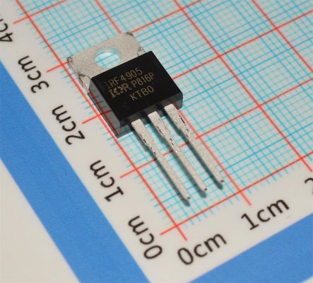 IRF4905PBF -55V P-Channel MOSFET 74A Corrente 0,02Ω Rds ((on) TO-220AB 175°C Valorização máxima de avalanche