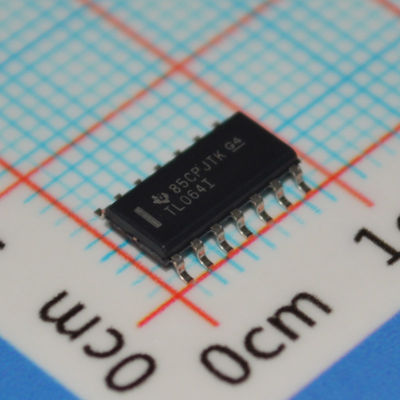 TL064IDR Quad Low-Noise JFET Op Amp 1MHz Largura de banda ± 18V Fornecimento 5pA Bias de entrada 10mV Offset SOIC-14 -40°C a +125°C Industrial-Grade