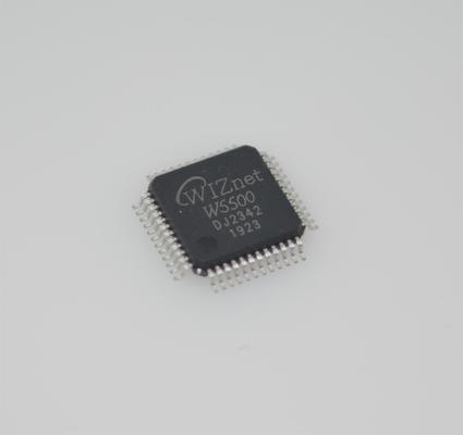 W5500 Hardwired TCP/IP Chip SPI Interface 10/100Mbps Ethernet 32KB Buffer 3.3V -40°C a +85°C
