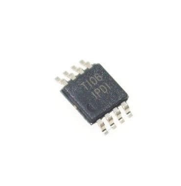 Amplificador de Instrumentação de Precisão INA826AIDGKR com Baixo Ruído, Saída Rail-to-Rail, Ampla Faixa de Alimentação, Baixo Consumo, Alto CMRR e Pequeno Pacote MSOP-8