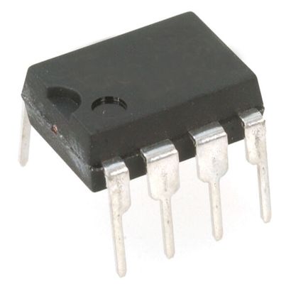 CI Decodificador/Detector de Bloqueio de Tom LM567CN com Frequência Programável (0,01Hz-500kHz), Alta Imunidade a Ruído, Saída de 20mA Sink, Ampla Faixa de Tensão (4,75V-9V), Pacote DIP-8