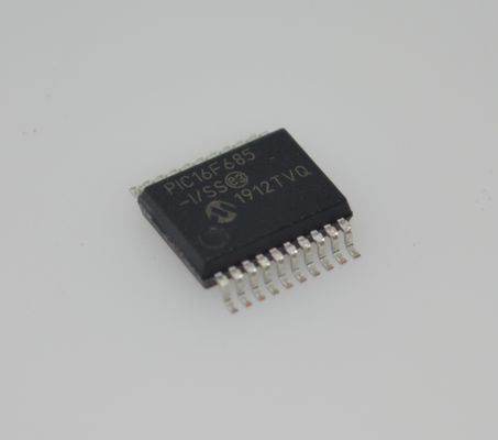 PIC16F685-I/SS 8-bit Flash MCU 20MHz Velocidade 3,5KB Memória 256B EEPROM 12x10-bit ADC 25 I/O Pins Wide 2.0-5.5V Range Industrial -40°C a +85°C SSOP-20 Pacote para Controle Incorporado