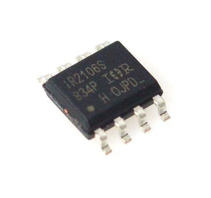 IR2106STRPBF 600V Half-Bridge Driver 200mA Saída de comutação rápida UVLO, baixo atraso de propagação SOIC-8 Ideal para motores e inversores