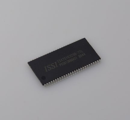 IS42S16320B-7TL SDRAM 64Mb Densidade 166MHz Velocidade 3.3V Operação 16Mx16 Organização Interface LVTTL Temperatura Industrial (-40°C~85°C) Pacote TSOP-II Compacto Alta Confiabilidade