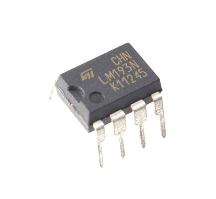LM193N Comparador Diferencial Duplo Ampla Faixa 2V-36V Baixo Consumo 2mA Saídas Coletor Aberto Resposta Rápida 1.3μs Pacotes TO-5/DIP - Ideal para Sistemas de Controle Industrial/Automotivo