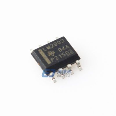 LM2903DR Comparador Diferencial Duplo Ampla Faixa 2V-36V Baixa Corrente 0,8mA Saídas de Coletor Aberto Resposta Rápida 1,3μs Pacote SOIC-8 - Ideal para Controle Automotivo/Industrial