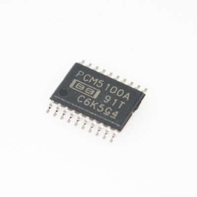 PCM5100APWR DAC estéreo avançado de 32 bits 384kHz 112dB SNR, <0,001% THD+N Filtro LP integrado Saída 2VRMS Baixa instabilidade Fonte de alimentação única (2,7-5,5V) TSSOP-16 minúsculo para áudio Hi-Fi portátil