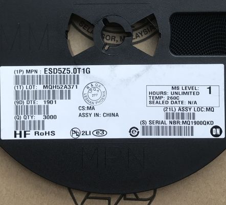 Proteger as linhas de dados de alta velocidade com o ESD5Z3.3T1G 3.3V Unidireccional Clamping Ultra-baixa capacidade e resposta sub-nanossegundo em um pacote miniatura SOD-523