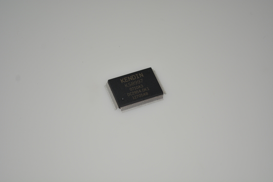 KSZ8997 Switch Gerenciado de 9 Portas 10/100 com QoS VLAN Detecção de Energia Auto-MDI/MDIX Operação 3.3V Temperatura Industrial (-40°C a +85°C) Pacote PQFP de 128 pinos e Gerenciamento Avançado de Tráfego
