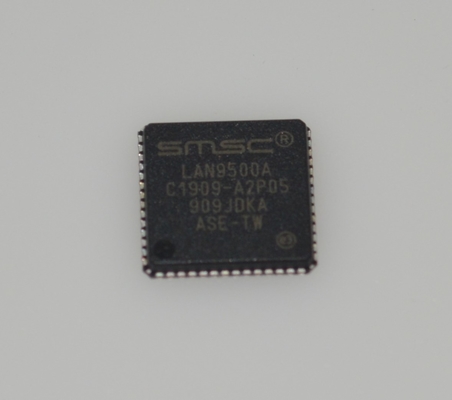 Controlador Ethernet 10/100 avançado USB 2.0 LAN9500A-ABZJ com MAC/PHY integrado de alta velocidade 480Mbps e EEPROM, ESD robusto de temperatura industrial de ultra baixo consumo e QFN compacto de 36 pinos para projetos embarcados