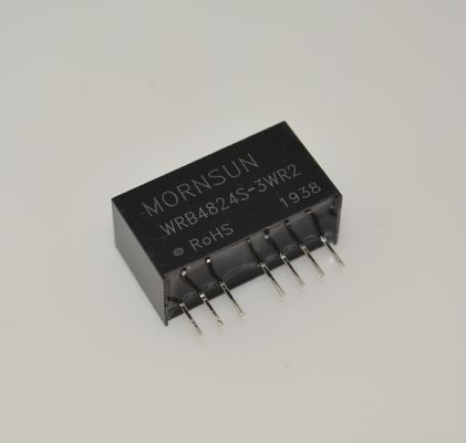 WRB4824S-3WR2 Avançado 48V 2.4kW DIN Fornecimento de energia ferroviária Ultra-Largo 85-264VAC Entrada 300% Potência máxima, PFC ativo Corrente de baixa fuga -40°C a +85°C Operação Proteção IP67 Imunidade C1/C2 and 5G Ready