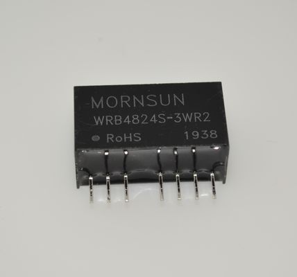 WRB4824S-3WR2 Avançado 48V 2.4kW DIN Fornecimento de energia ferroviária Ultra-Largo 85-264VAC Entrada 300% Potência máxima, PFC ativo Corrente de baixa fuga -40°C a +85°C Operação Proteção IP67 Imunidade C1/C2 and 5G Ready