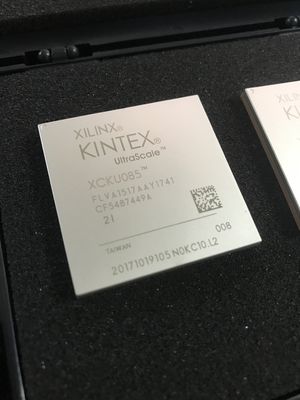 Libere o FPGA Kintex UltraScale XCKU085 de alto desempenho com 1,5M células lógicas, 1517 E/S, 8,0 GB/s, 34 Mb BRAM, 5,5 Mb UltraRAM, IC 2.5D, Ethernet 100G