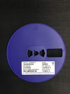 Diodo de comutação de alta velocidade 1N4148WS com classificação de 100V, corrente de 150mA, capacitância ultra-baixa de 2pF, recuperação de 4ns, encapsulamento miniatura SOD-323, qualificado AEC-Q101 para aplicações automotivas e de uso geral