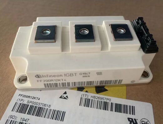 FF200R12KT4 1200V 200A módulo IGBT baixo VCE (sat) alto curto-circuito robustez baixa perda de comutação alto isolamento para motores industriais e UPS de alta potência