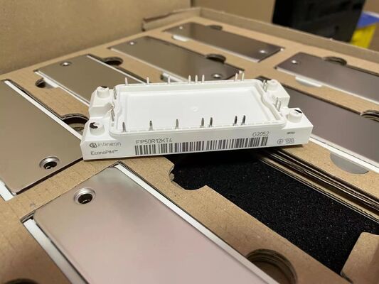 Módulo IGBT FP50R12KT4 1200V 50A PIM TRENCHSTOP™ IGBT4 Baixa Perda de Comutação Retificador Integrado e Freio Placa de Cobre NTC Alta Frequência de Comutação Para Drives de Motor e HVAC