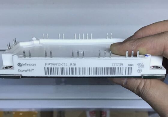 Módulo PIM IGBT FP75R12KT4 B16 1200V 150A Trench Field Stop Baixo VCE(sat) 2.25V Retificador Integrado e NTC Placa de Cobre Operação a 150°C Para Drives de Motor e UPS