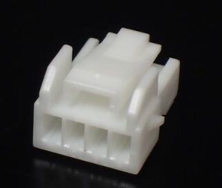 PARP-04V Conector de 4 posições com passo de 2,0 mm, série PA, receptáculo, terminação crimpada, trava positiva, compacto, corrente nominal de 3A, 100V AC para conexão fio-a-placa e iluminação LED