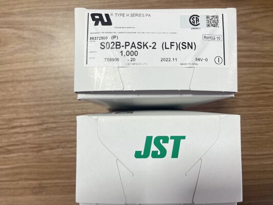 S02B-PASK-2 Conector de 2 posições com passo de 2.0mm, Série PA, Entrada Superior, Montagem em Placa (Through Hole), Estanhado, Classificação de 3A, 100V AC para Conexão Fio-a-Placa e Eletrônicos Compactos