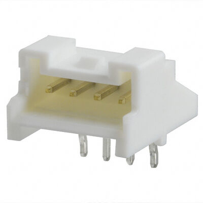 S04B-PASK-2 4-Pin 2.0mm Pitch Top-Entry Header Friction Lock UL94V-0 Nylon 3A 250V -25°C a +85°C THT Mount Série JST PA para Aparelhos