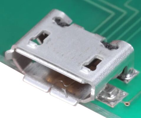 ZX62-B-5PA(33) Micro USB B SMT compacto de 5 pinos, concha resistente de alta retenção de 10k ciclos ideais para dispositivos portáteis