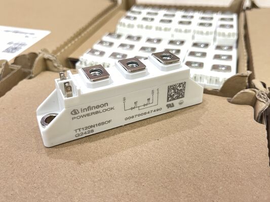 TT120N16SOFHPSA1 Módulo SCR 1600V Vdrm 120A Itav contacto de pressão de alta tensão, baixa perda, grau industrial para controlo de potência