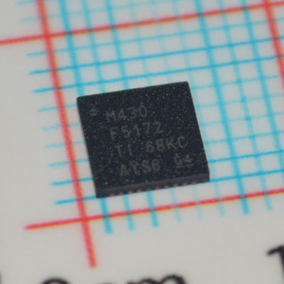 MSP430F5172IRSBR MCU de ultra baixo consumo de 16MHz, 32KB Flash 4KB RAM ADC de 12 bits, QFN-32 0,1μmA em repouso -40°C a +85°C