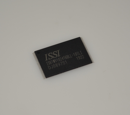 IS61WV102416BLL-10TLI 1Mx16 Alta Velocidade 10ns SRAM 3.3V Operação Temperatura Industrial de Baixa Potência (-40°C a +85°C) Pacote BGA de 48 bolas Operação assíncrona Alta Confiabilidade retenção de dados
